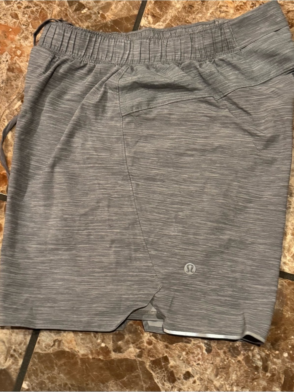 lululemon athletica Men's Heather Gray Athletic Shorts